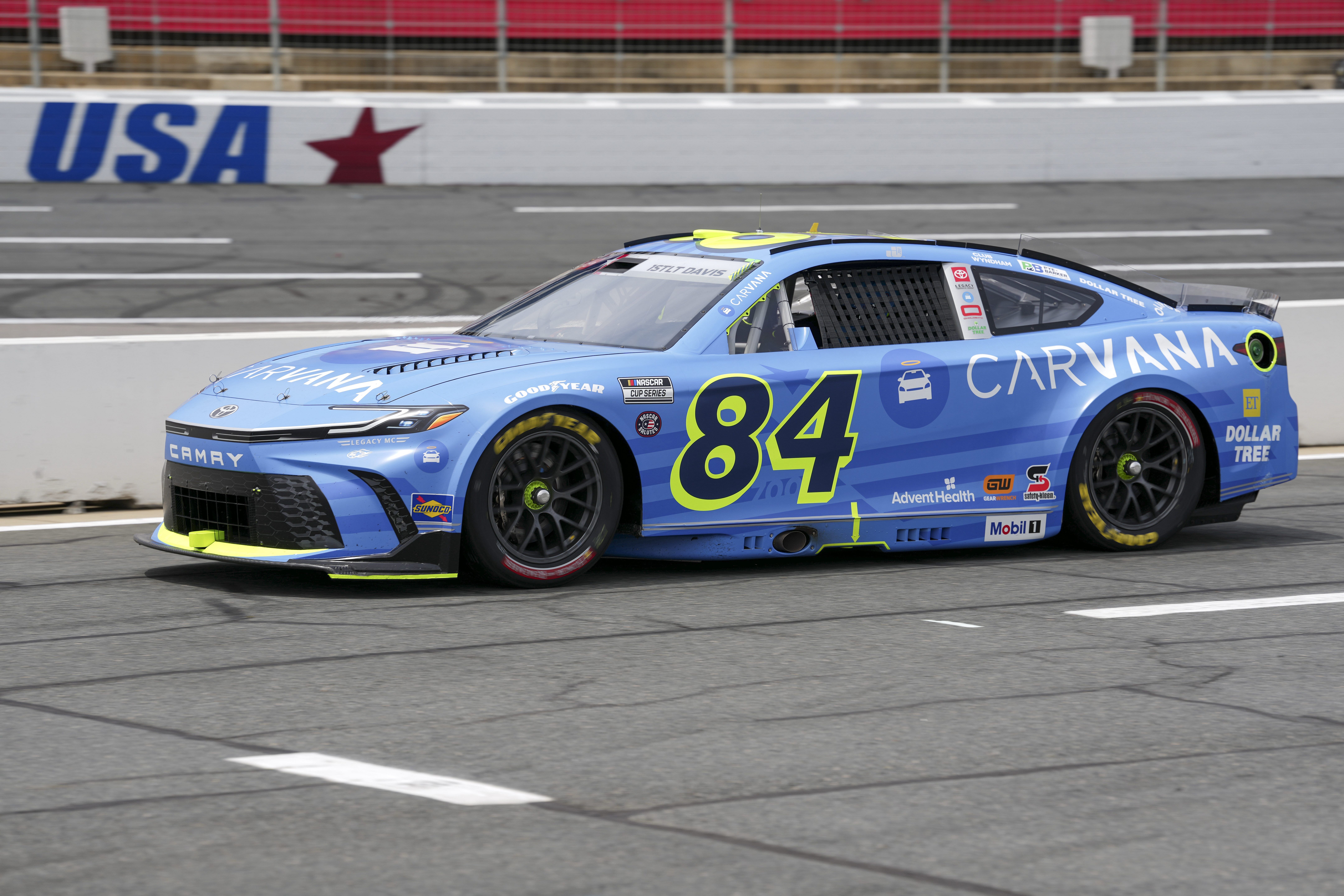 Jimmie Johnson driving the #84 Toyota at Charlotte Motor Speedway - Source: Imagn
